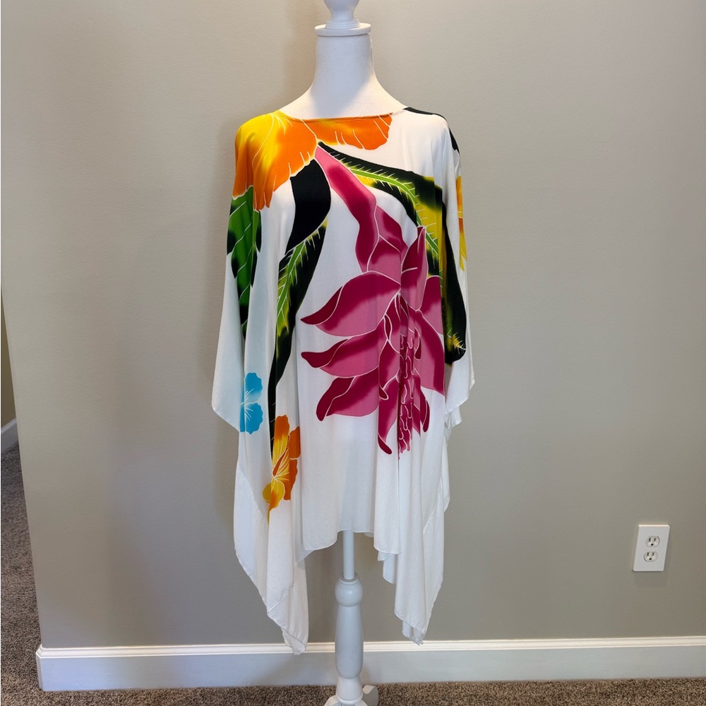 Floral Multicolor Swimsuit Cover Up